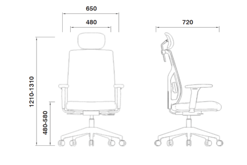 Ergonomická kancelářská židle Liftor Focus, černá