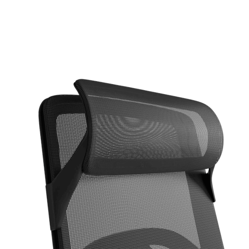 Ergonomická kancelářská židle s podnožkou Liftor Orca - černá