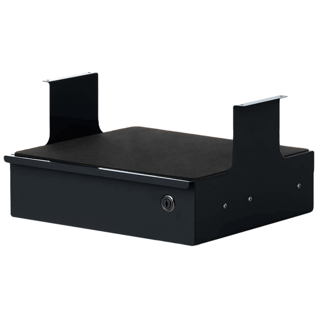 Liftor Safety, uzamykatelný šuplík černý