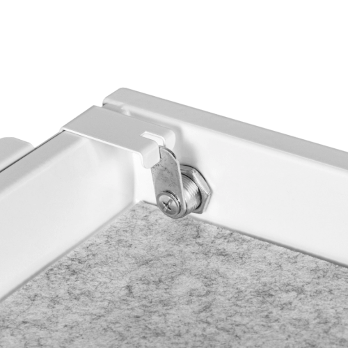 Liftor Safety Slim, uzamykatelný šuplík bílý