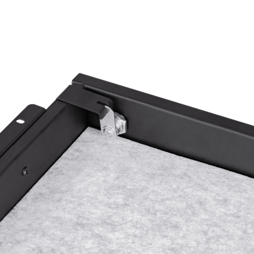 Liftor Safety Slim, uzamykatelný šuplík černý