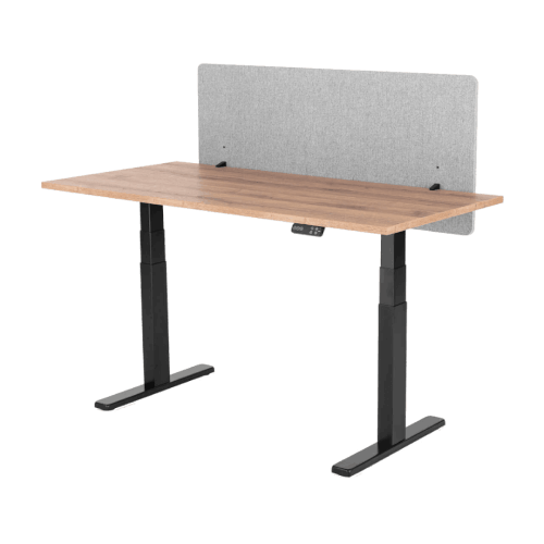 Liftor Silent, akustický paraván na stůl 155 x 60 cm, světle šedý